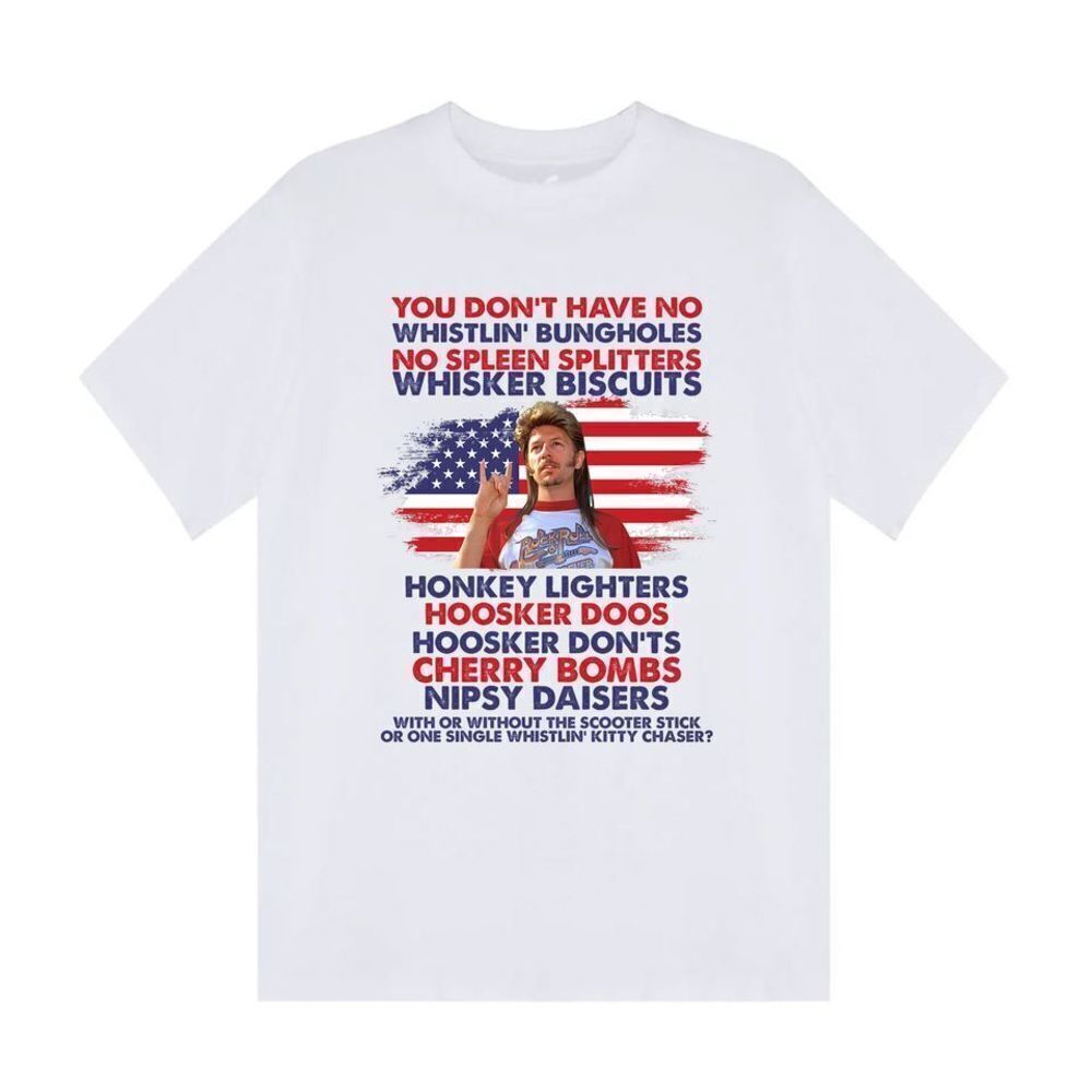 Joe Dirt Merica 4th Of July Retro Movie Graphic Fan T-Shirt